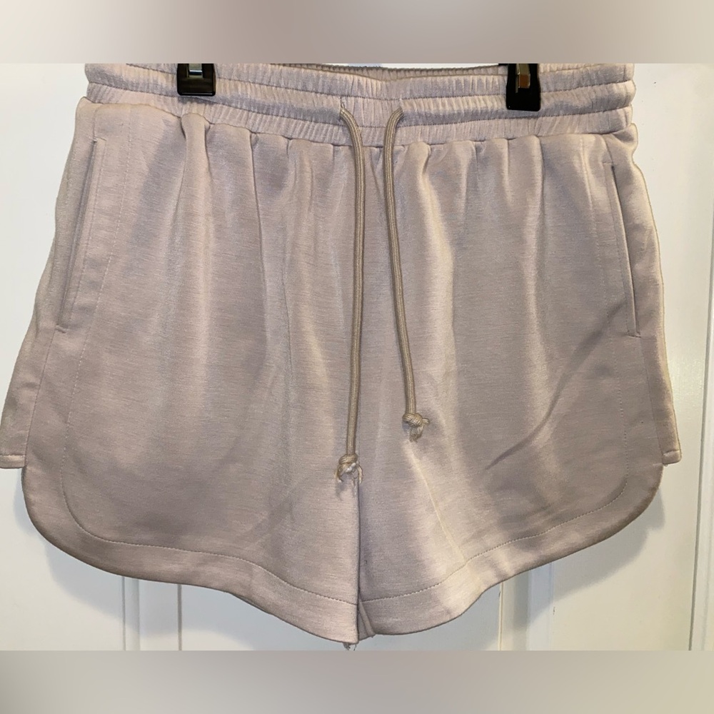 Papermoon Light Tan Athletic Shorts